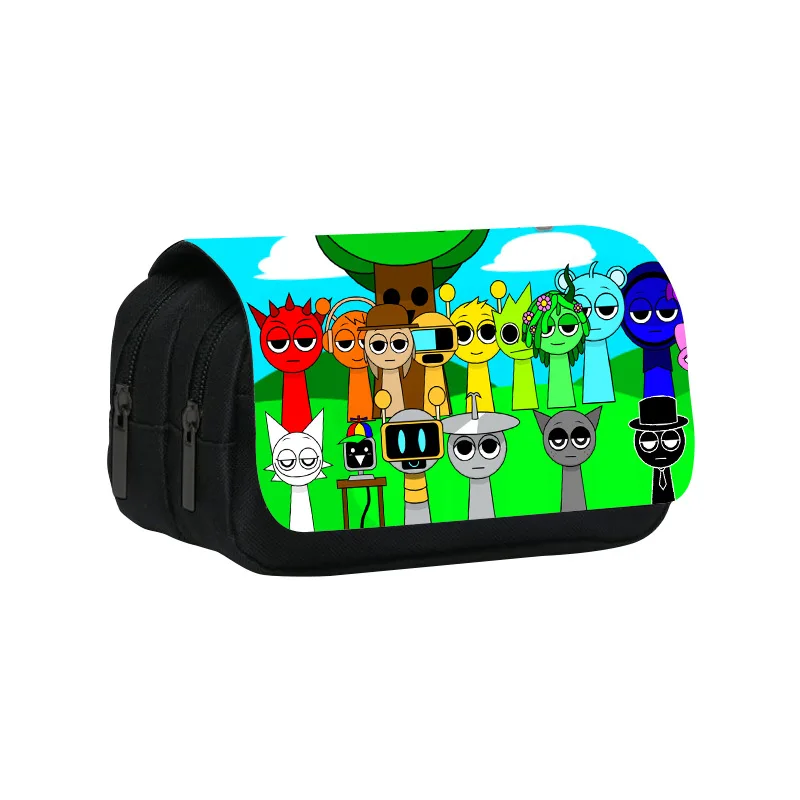 Pencil Case Large - Новый пенал Sprunki: Классический школьный пенал