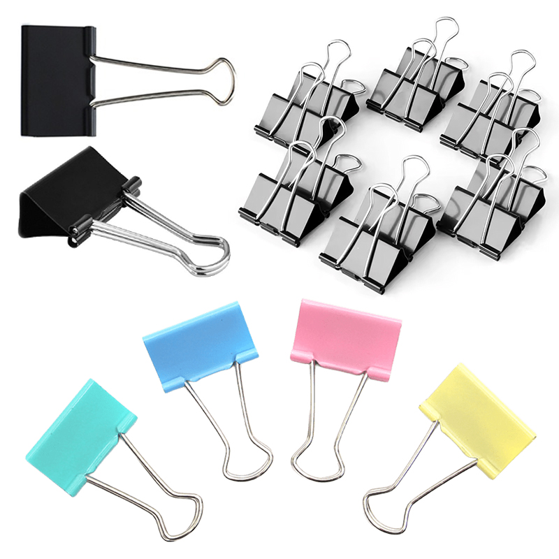 Supply Of Office Stationery - 10 шт., металлические зажимы для бумаги,