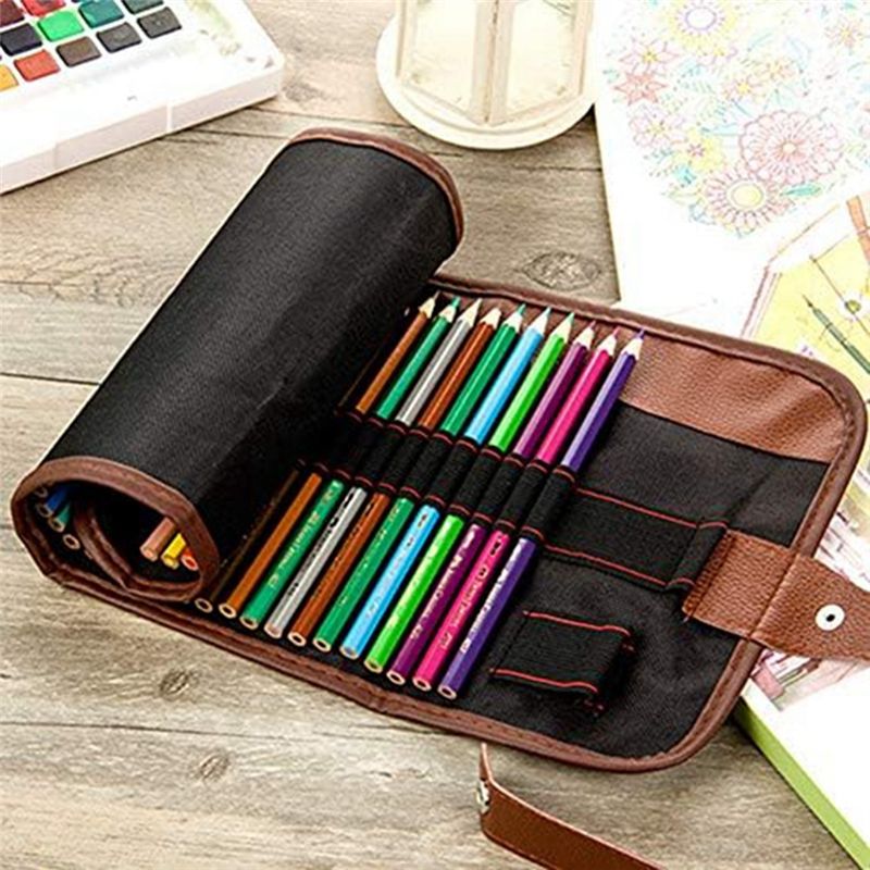 Pen Pouch Roll - Сумка-органайзер BHBL на 24 карандаша, рулонный