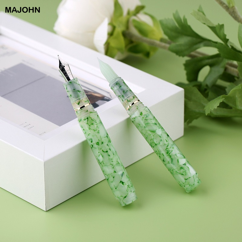 MAJOHN N8 смоляная стеклянная  – обзор и цена Fountain Pen Ink