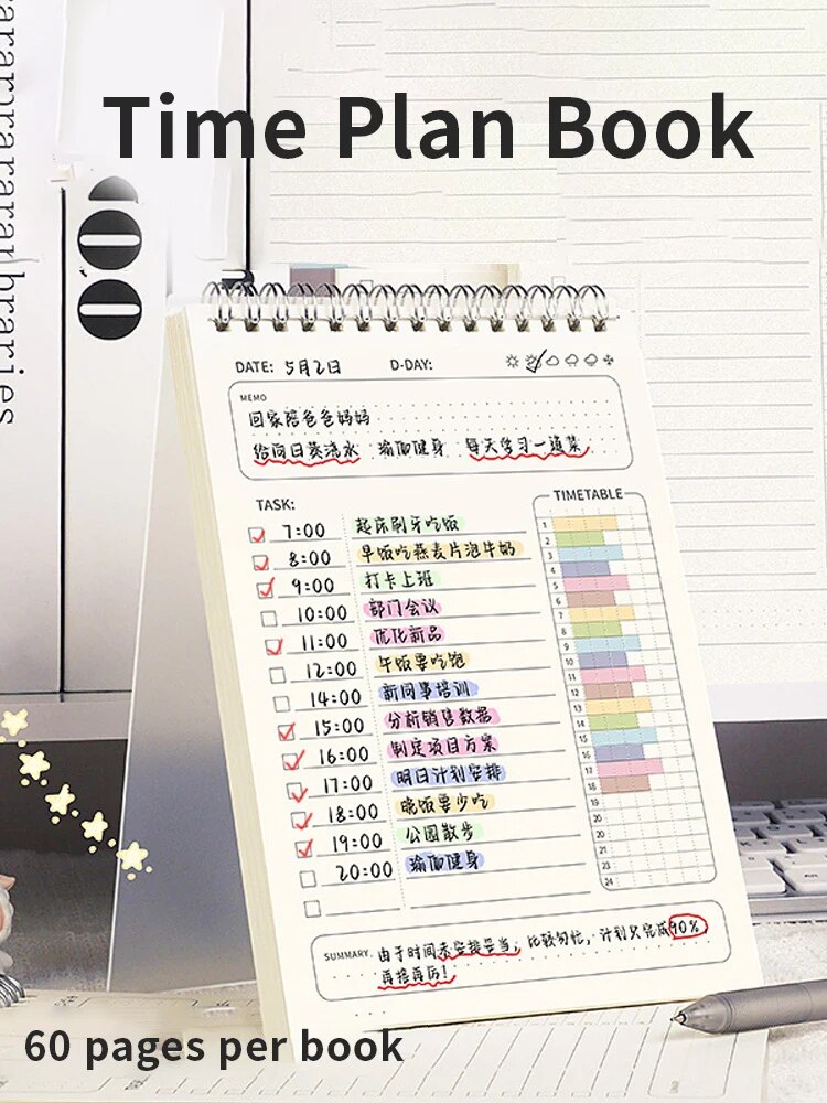 1 шт. Планер-ежедневник на спи – обзор и цена Office Stationery Supply List