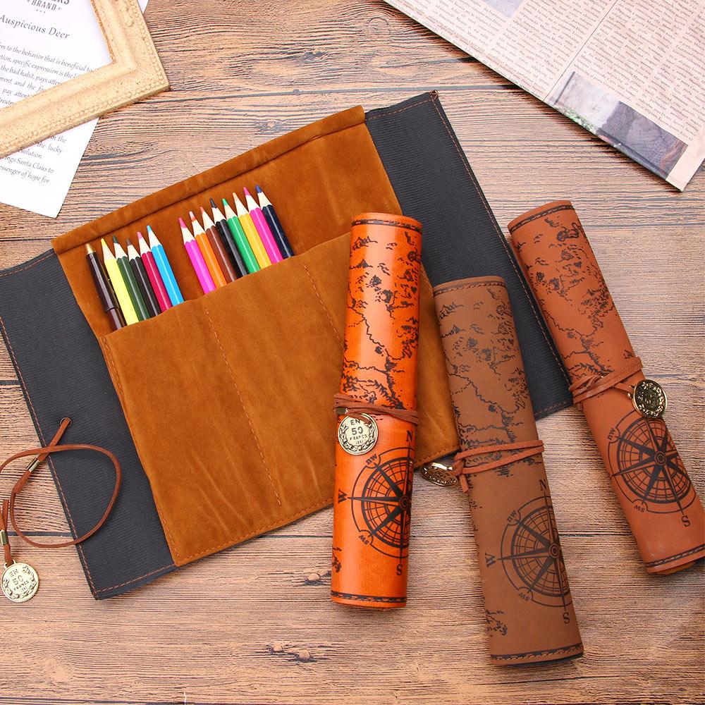 Уникальный ретро-кошелек-кейс  – обзор и цена Pen Pouch Roll